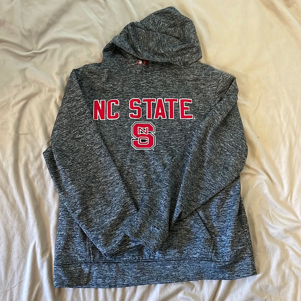 Gray NC State sweatshirt